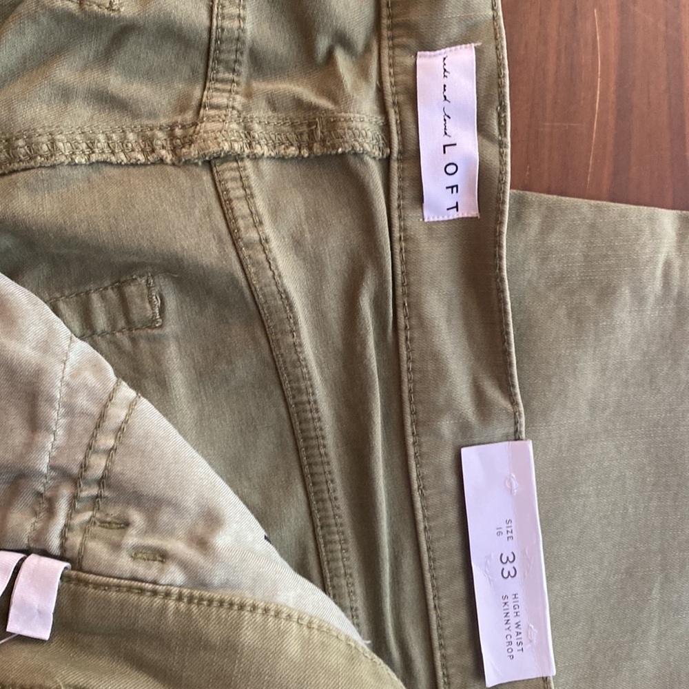 Loft Green Jeans - Picture 3 of 5